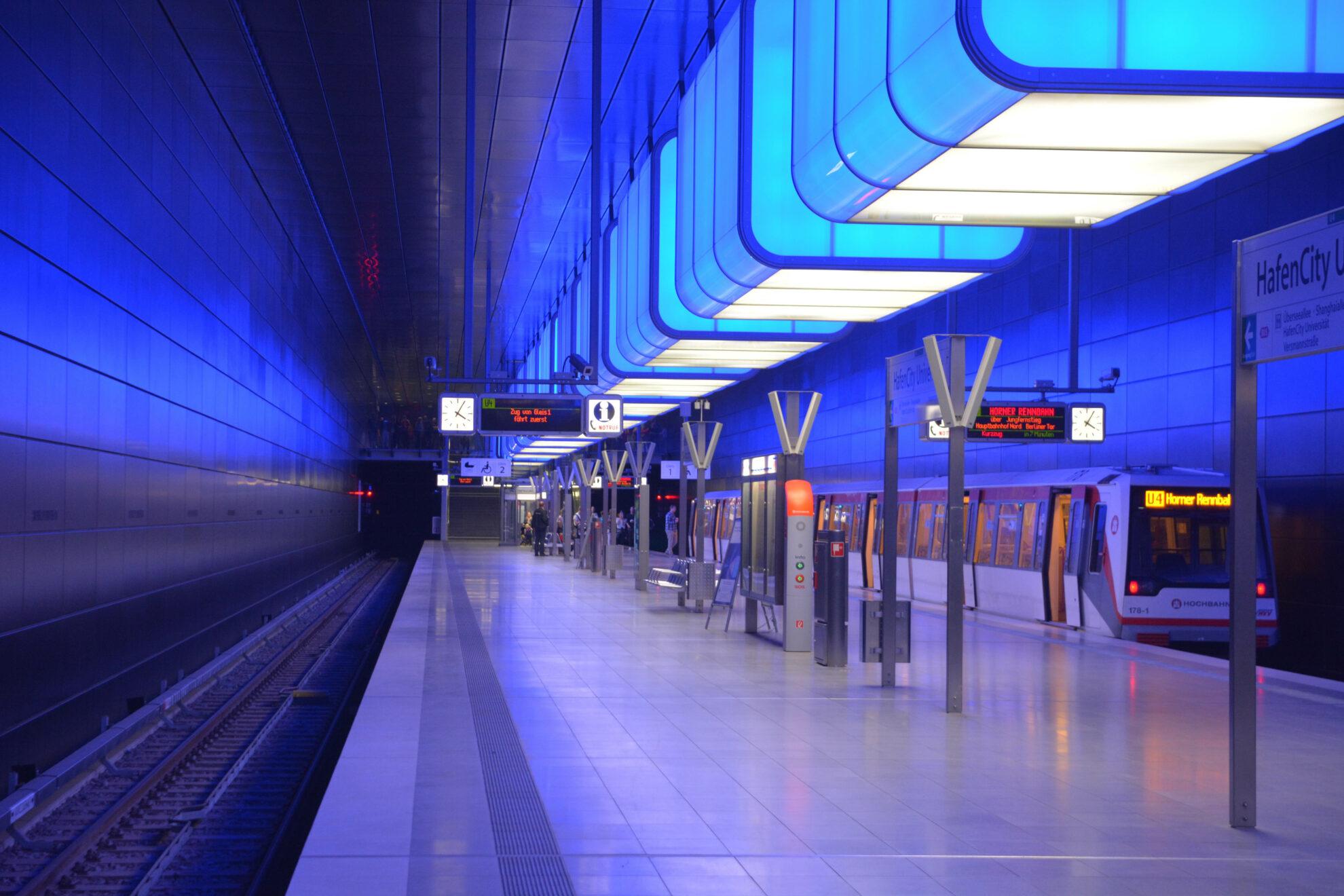 Hafencity, Hamburgo. Las estaciones de metro más bellas del mundo.