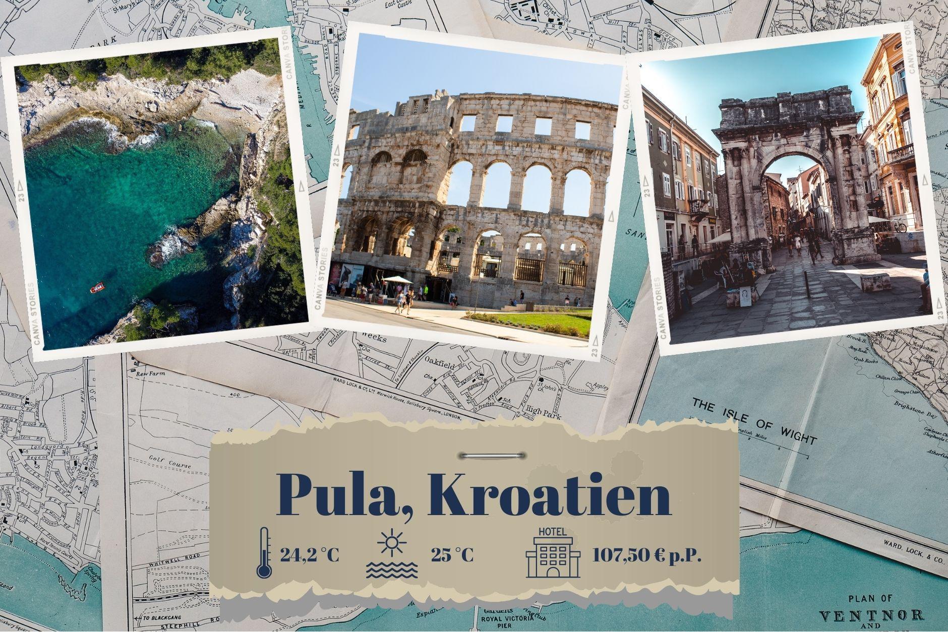 Pula. Last Minute Travel Destinations