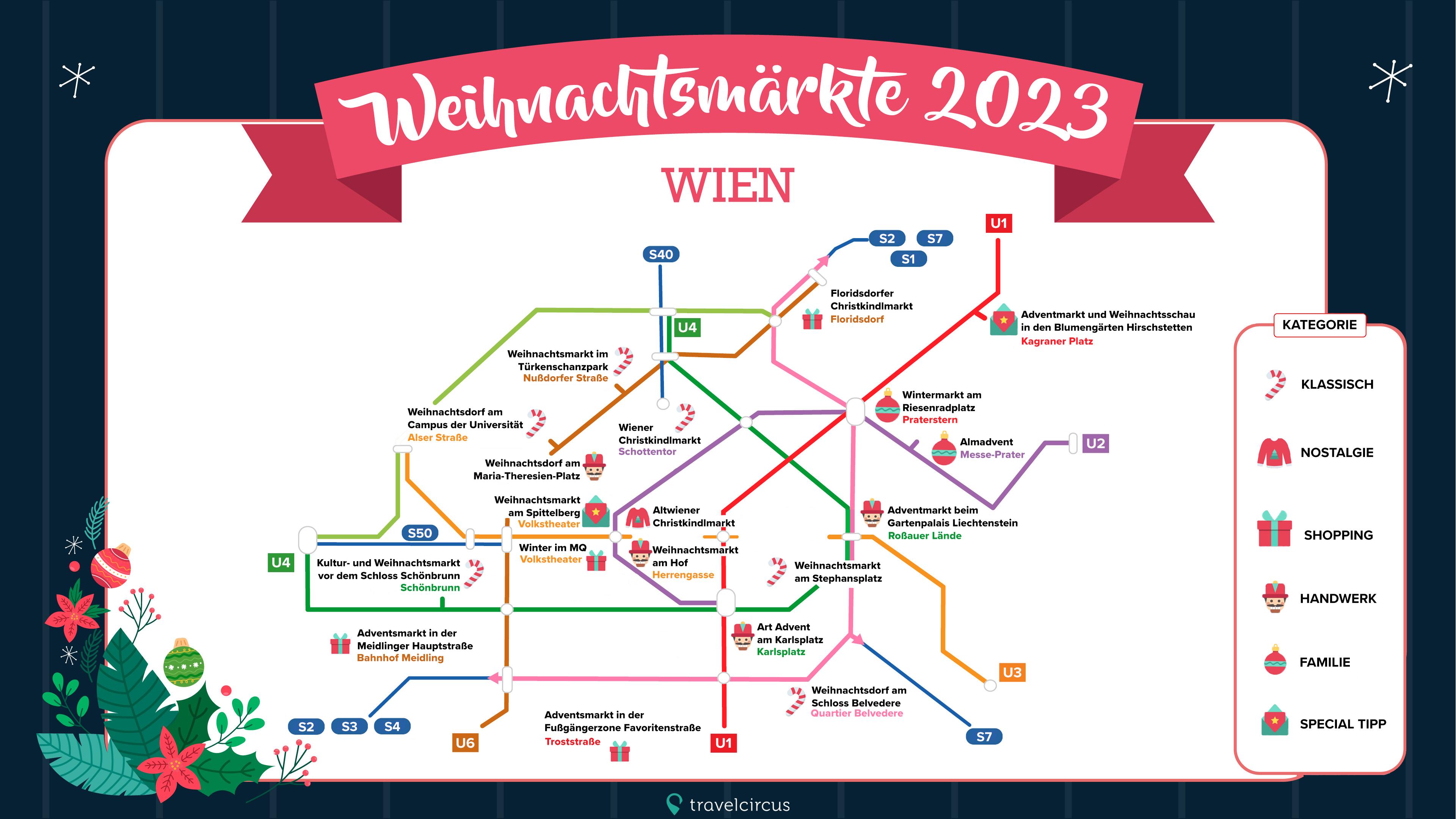 Rutas de vino caliente, senderos de luces y caminos de ensueño: Mercados navideños 2023 Viena